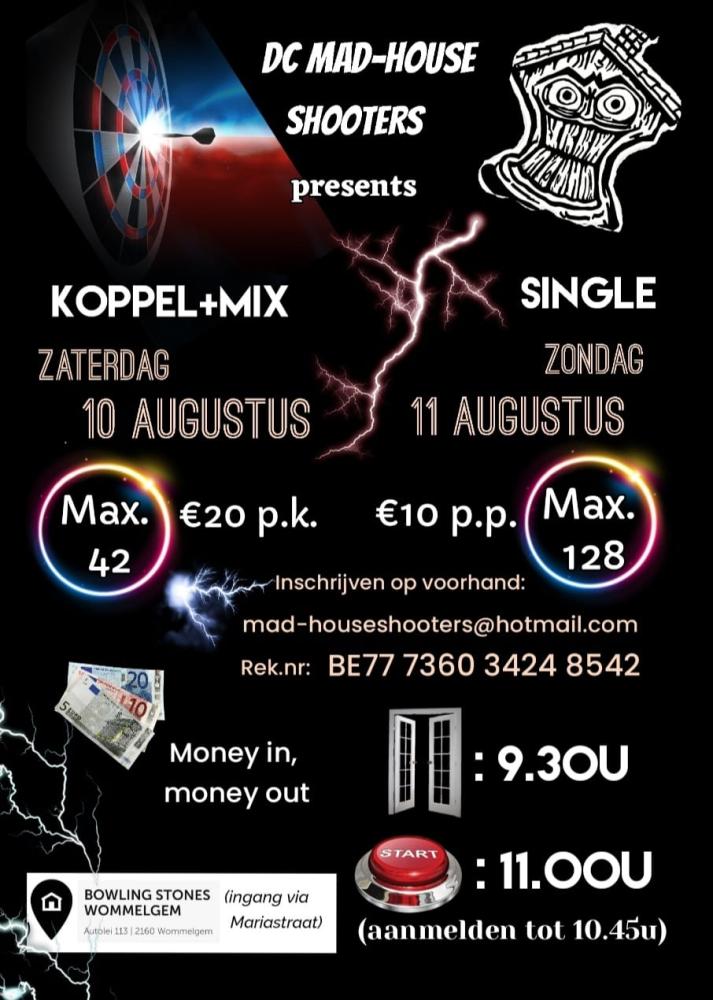 Mad-house Shooters koppel +mix 