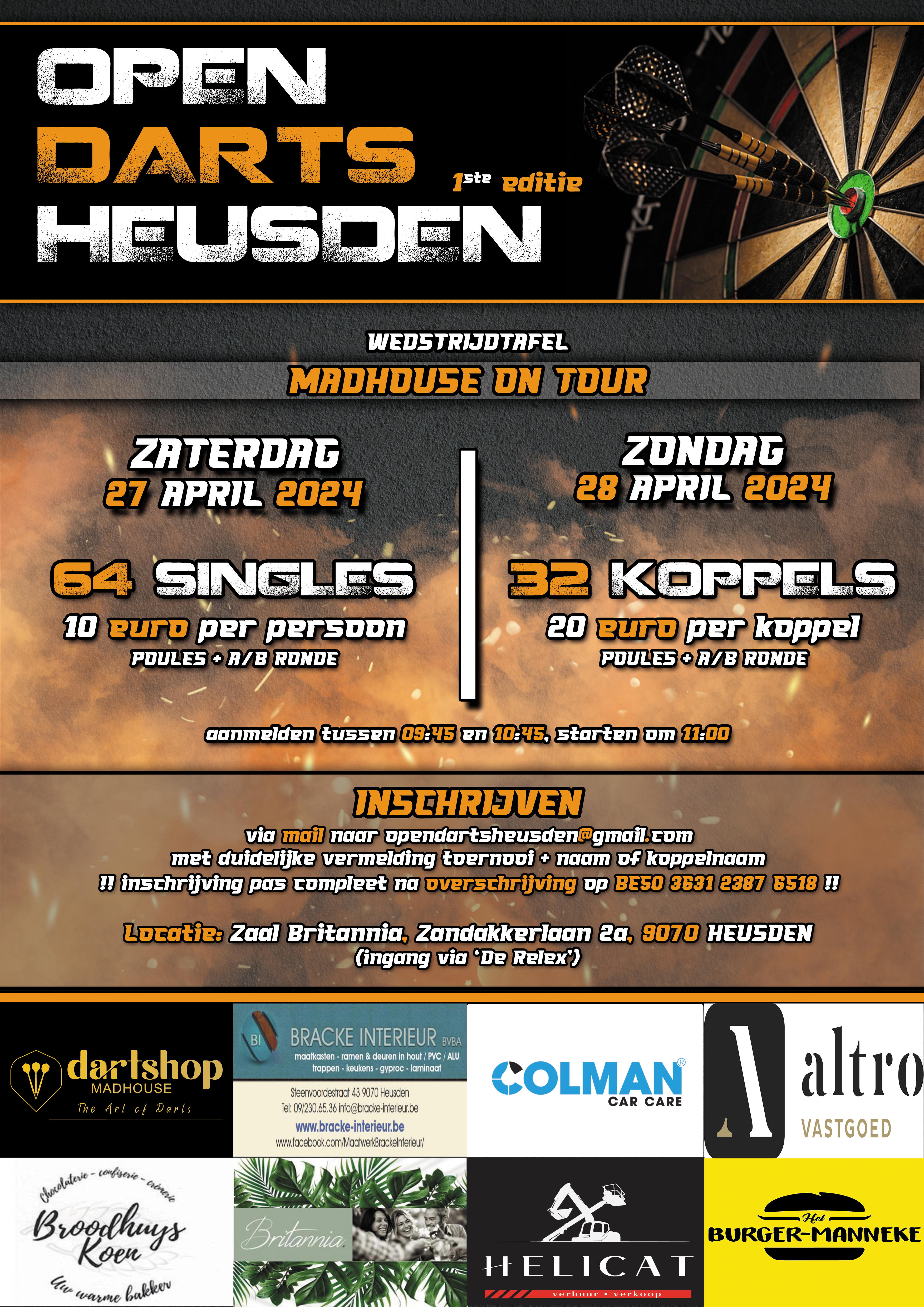 Open Darts Heusden 2024 KOPPELS
