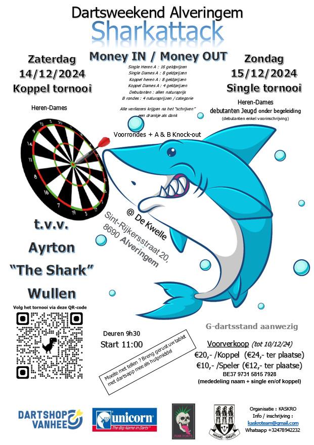 2e Sharkattack  Single Dartswedstrijd