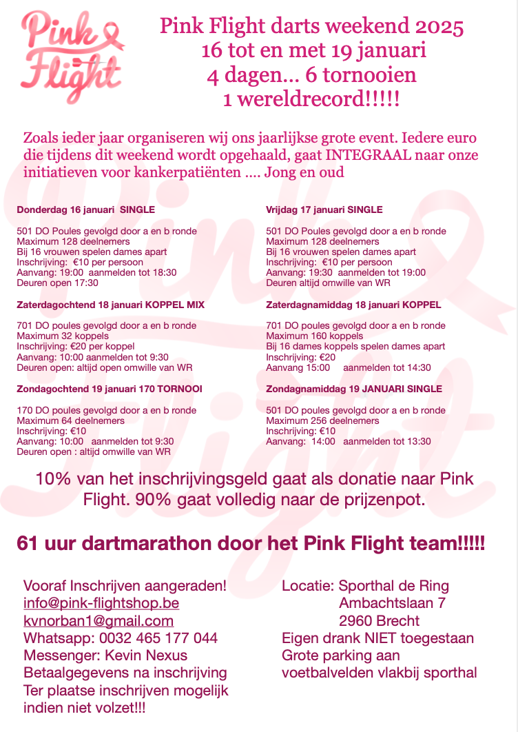 Pink Flight 2025 zondag Single