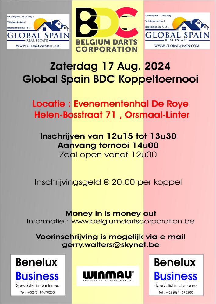 Global Spain BDC Koppeltoernooi