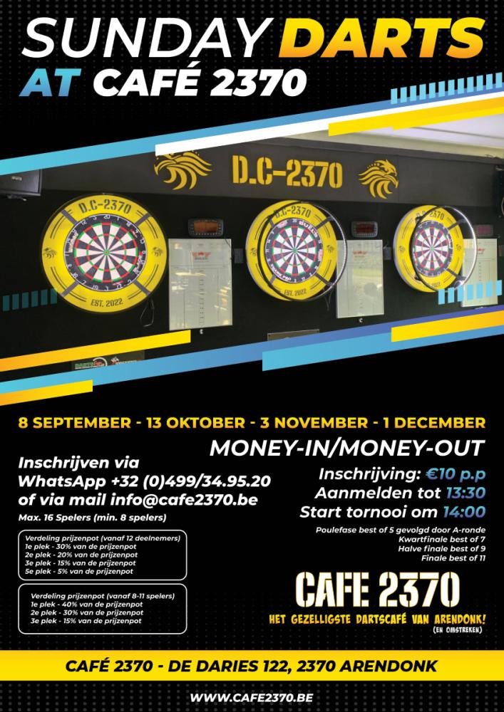 Sunday Darts at Café 2370