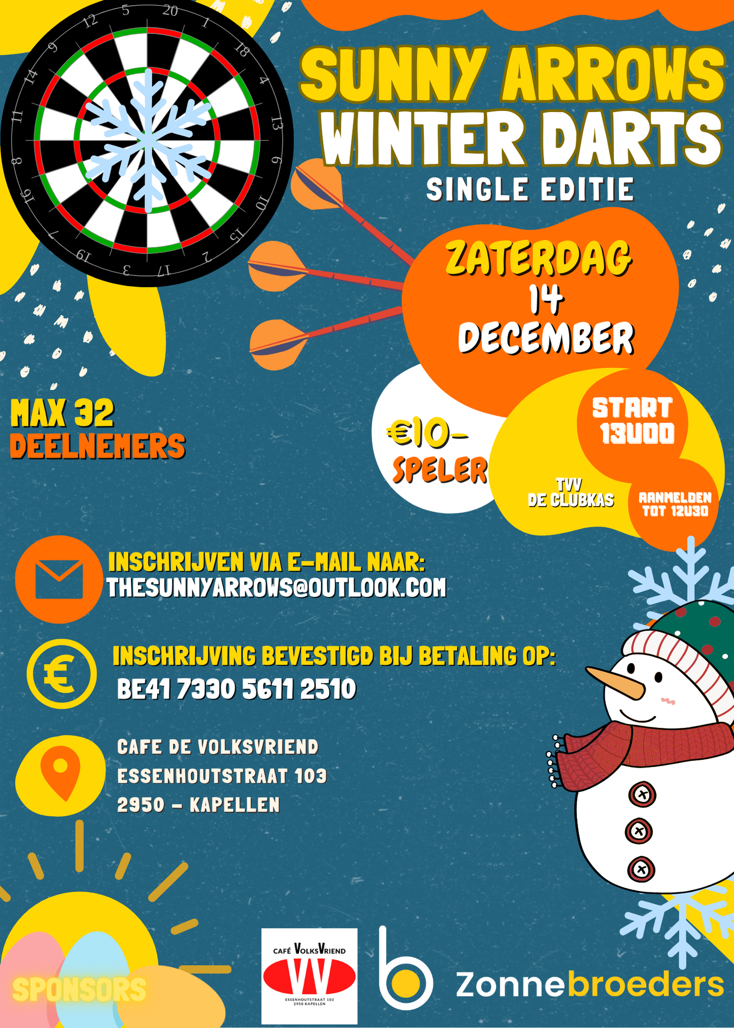 SUNNY ARROWS WINTER DARTS SINGLE