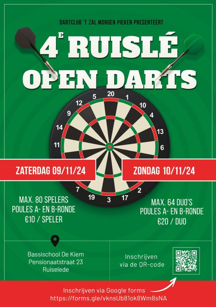 4e Ruislé Open Darts