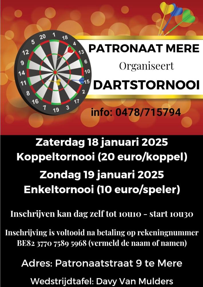 Dartstornooi Patronaat 