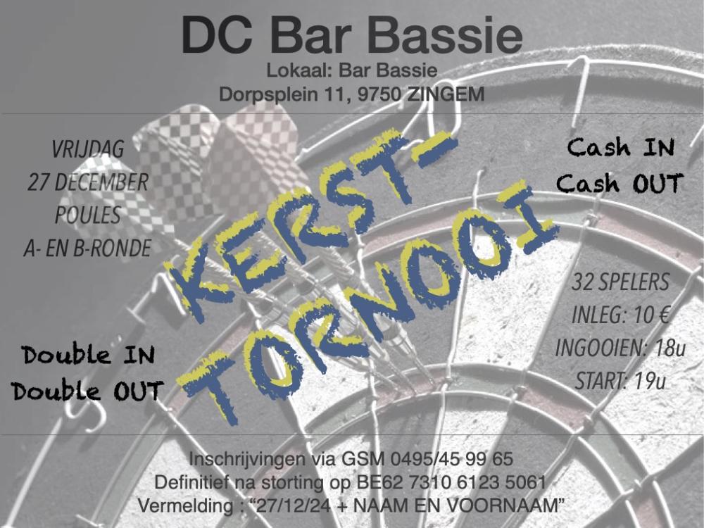 Kersttornooi DC Bar Bassie