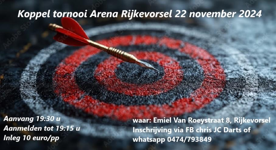 Koppel tornooi Arena Rijkevorsel