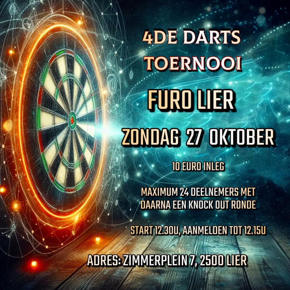 4DE DARTSTOERNOOI FURO LIER