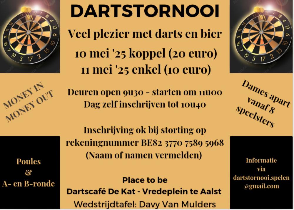 Veel plezier met darts en bier