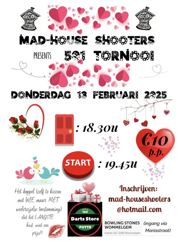 Mad-house Valentijn tornooi 