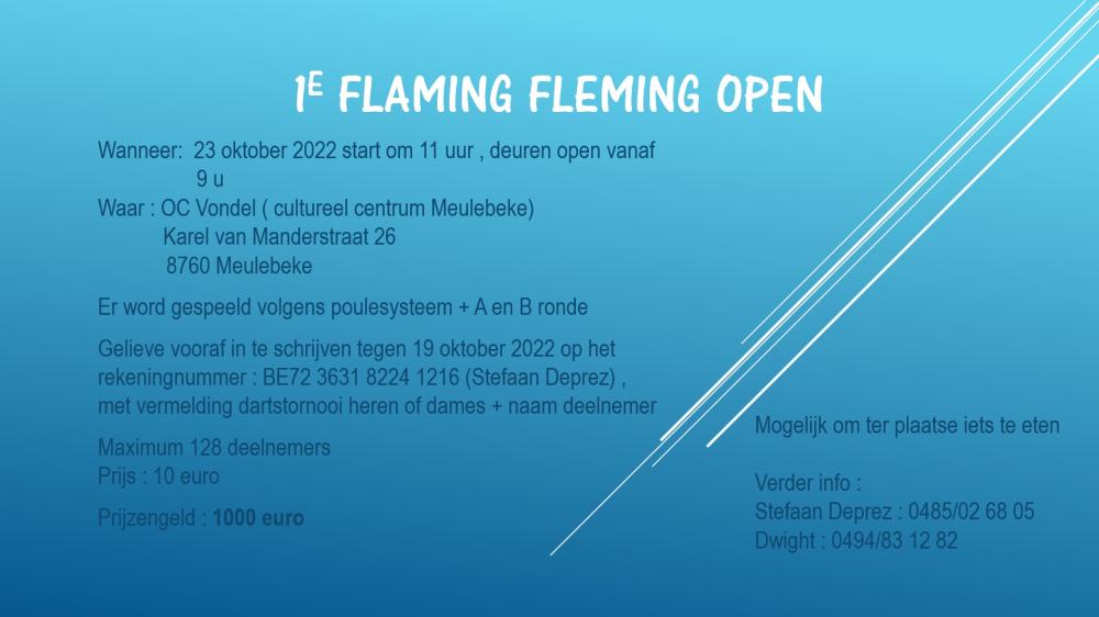Open flaming fleming 