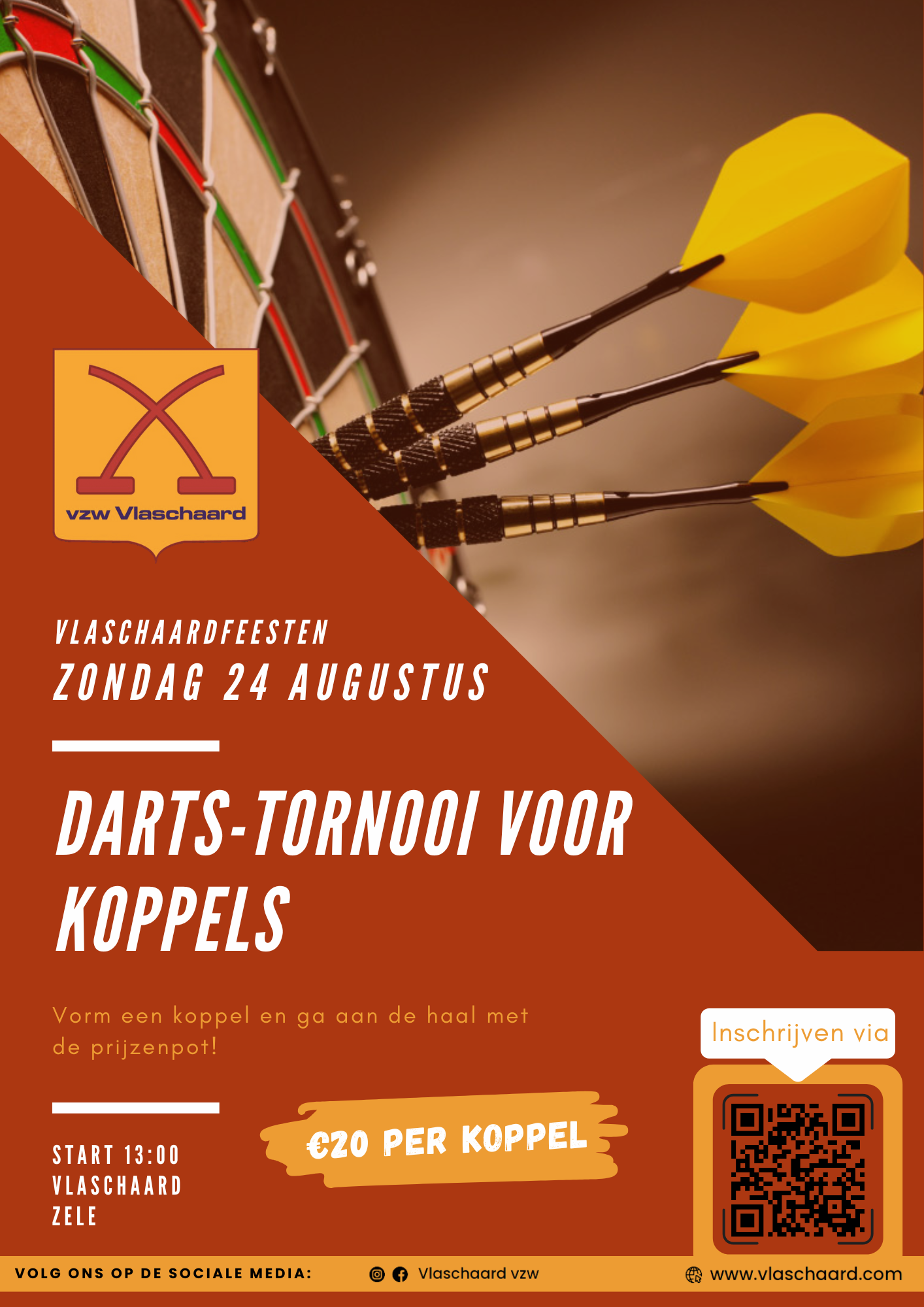 Vlaschaardfeesten - Dartstornooi voor koppels
