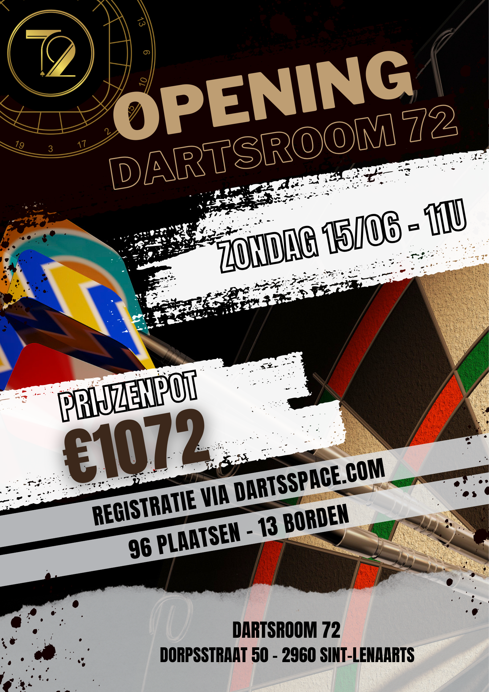 Open Dartsroom 72