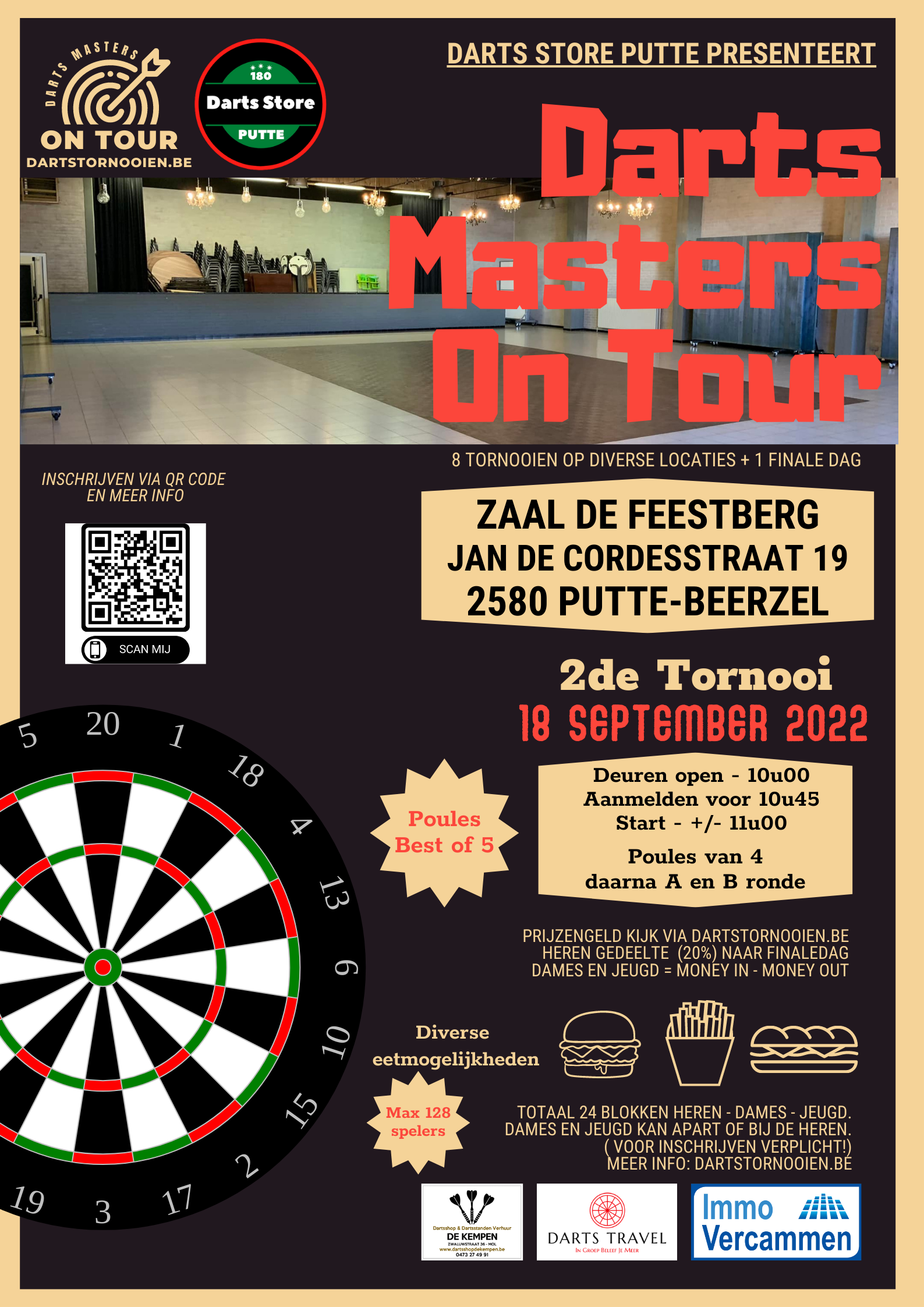 Darts Masters On Tour - Tornooi 2 - Zaal De Feestberg