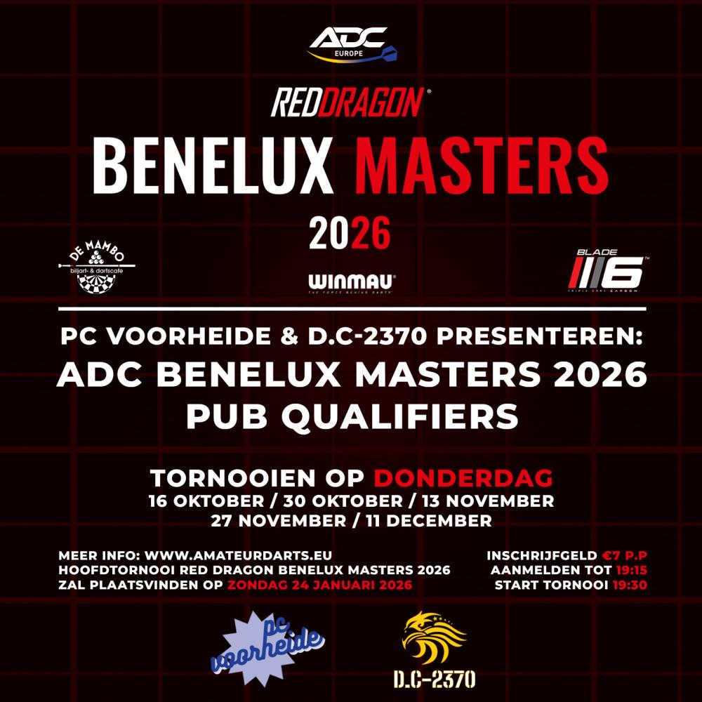 ADC Benelux Masters Pub 2025 Qualifier 2 - DC2370 / PC Voorheide