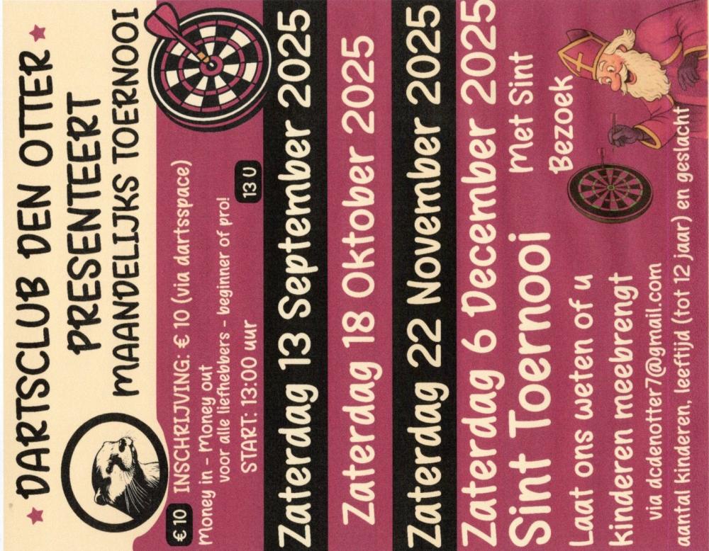 Maandelijks tornooi November