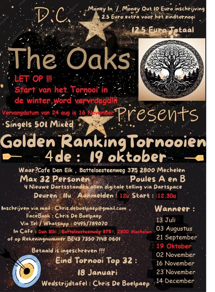 4 De Golden Ranking Tornooi DC The Oaks