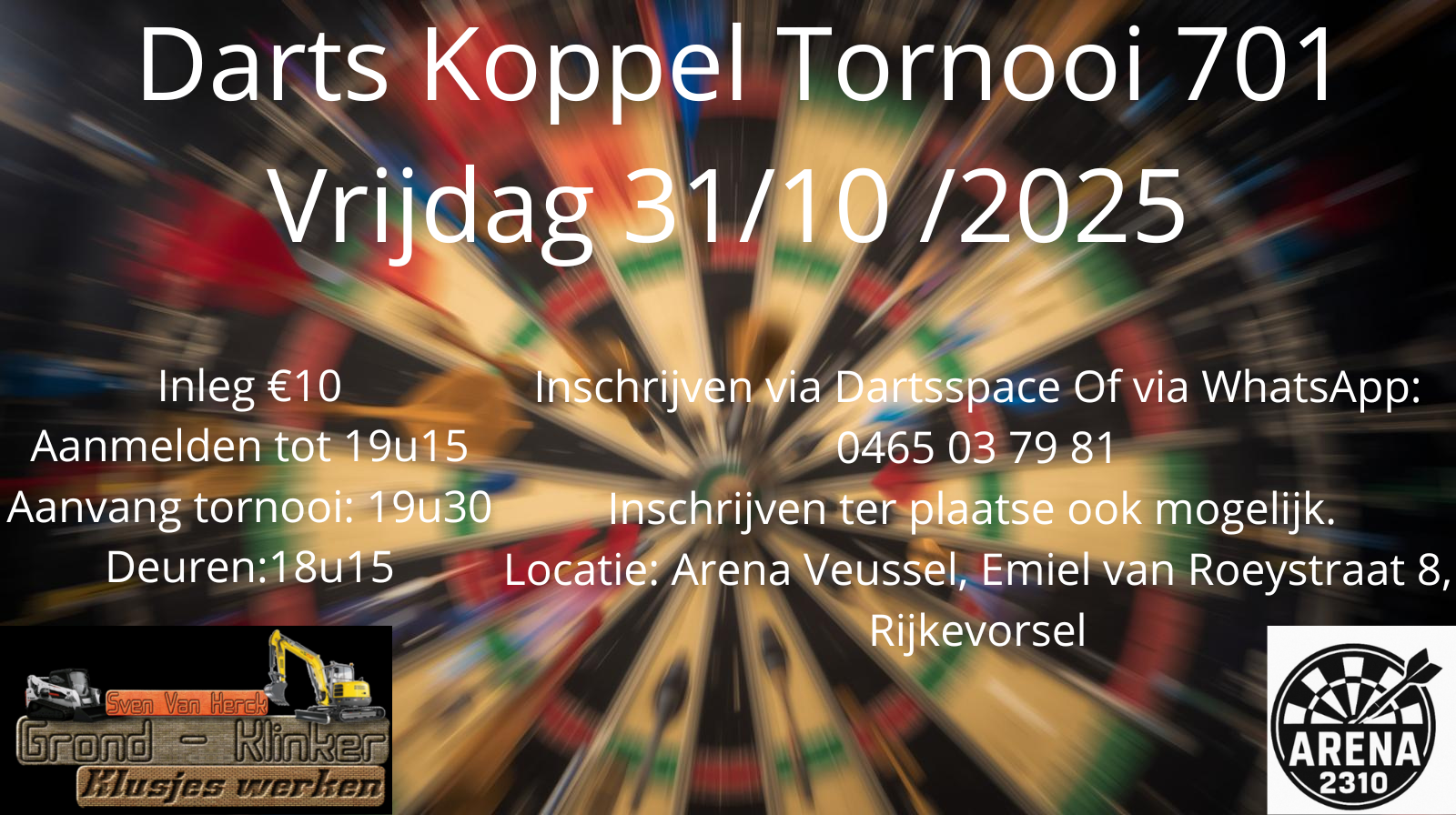 Koppel Tornooi 701 31/10/2025