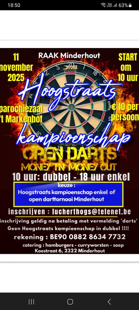 Open Hoogstraten en Hoogstraats kampioenschap