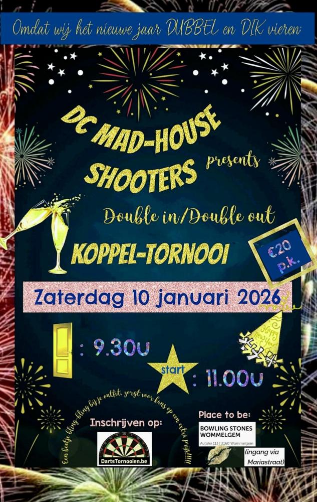 Dubbel in- out koppel tornooi