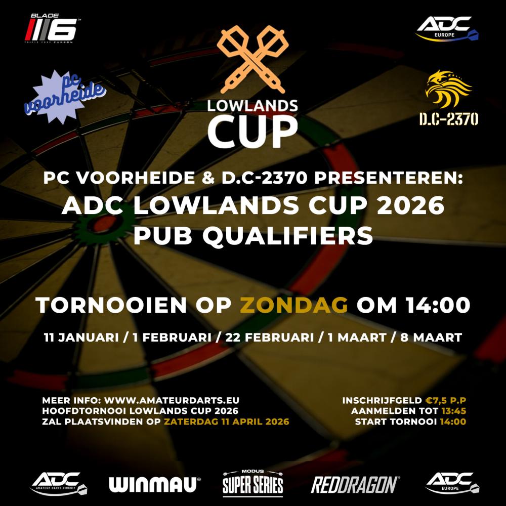 ADC Lowlands Cup 2026 Pub Qualifier 2