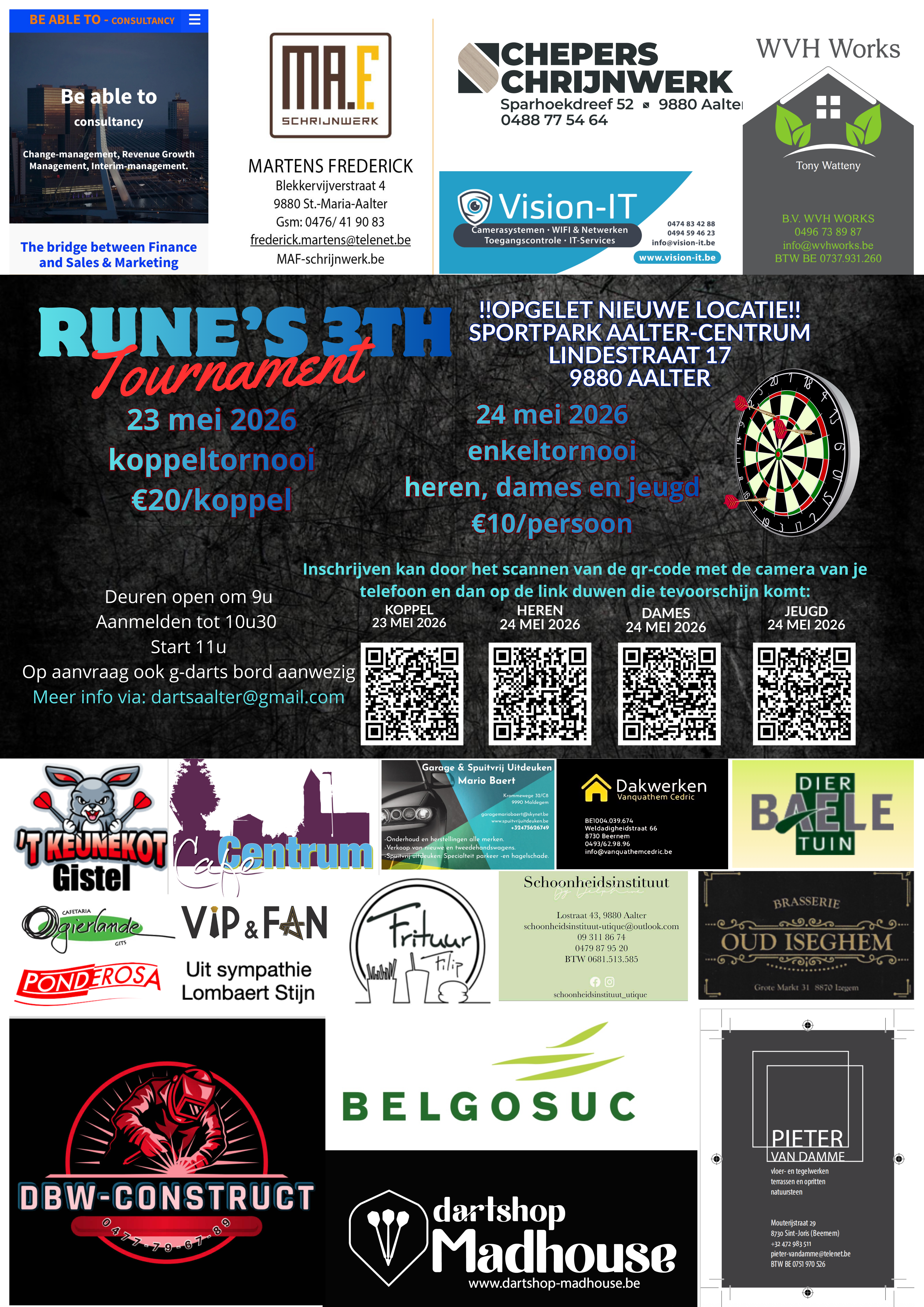 Rune’s dartstornooi