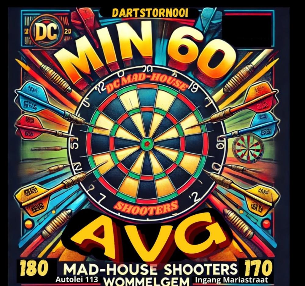7e Editie Mad-House Shooters -60 avg ranking 2025/2026