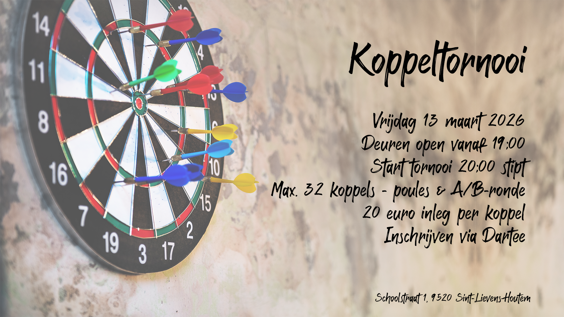 Koppeltornooi - Bullseye 180 Club VZW