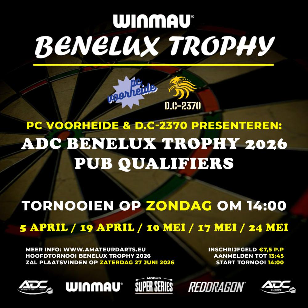 ADC Benelux Trophy 2026 Pub Qualifier 3 @ D.C-2370