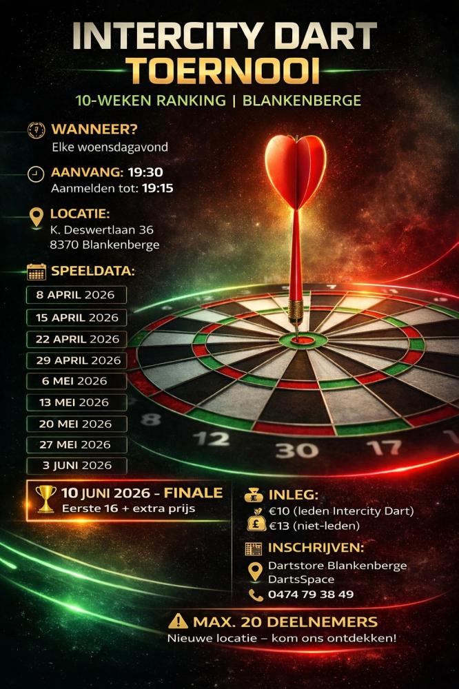 Intercity Dart Toernooi