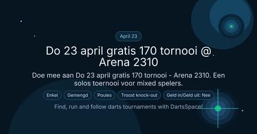 Vrij 24 april 701 koppel tornooi money in money out