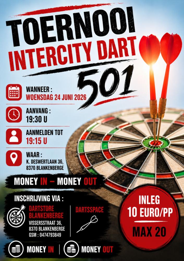Toernooi Intercity Dart