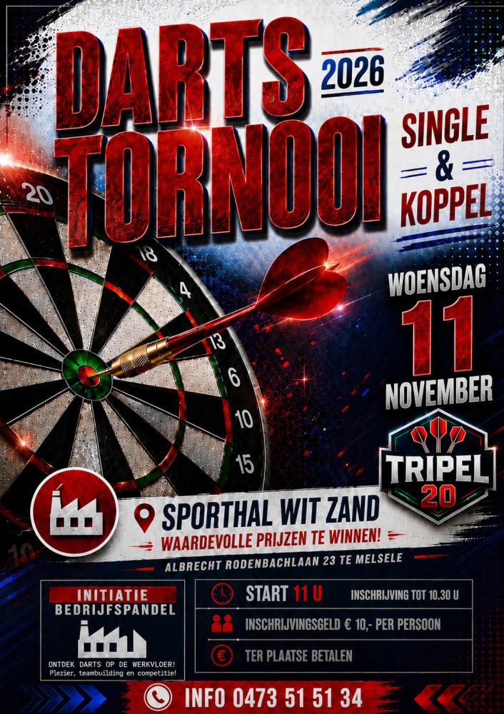 Kantien Sportcafé Single en Koppel Tornooi