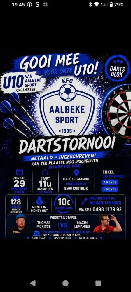 Tornooi tvv U10 Aalbeke sport 