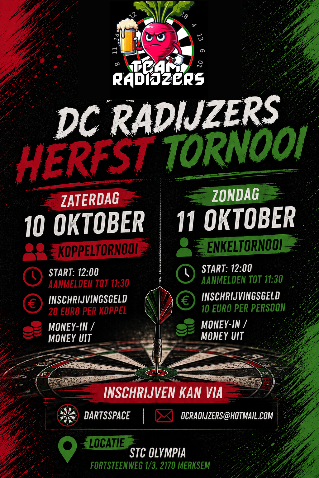 Dc radijzers herfst tornooi