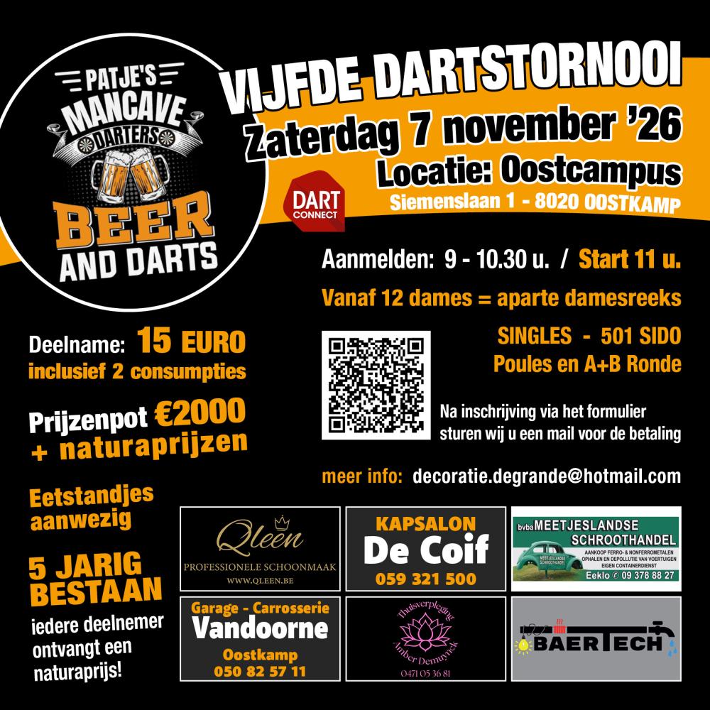Patje's Mancave 5e Toernooi