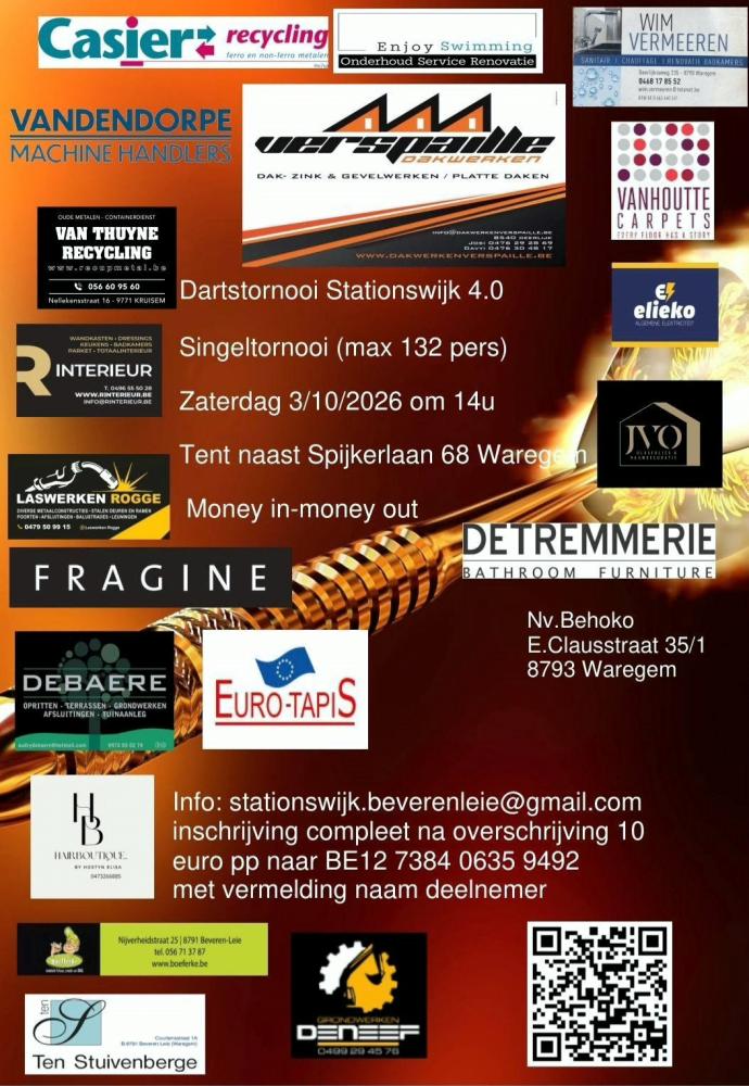 Dartstornooi Stationswijk 4.0