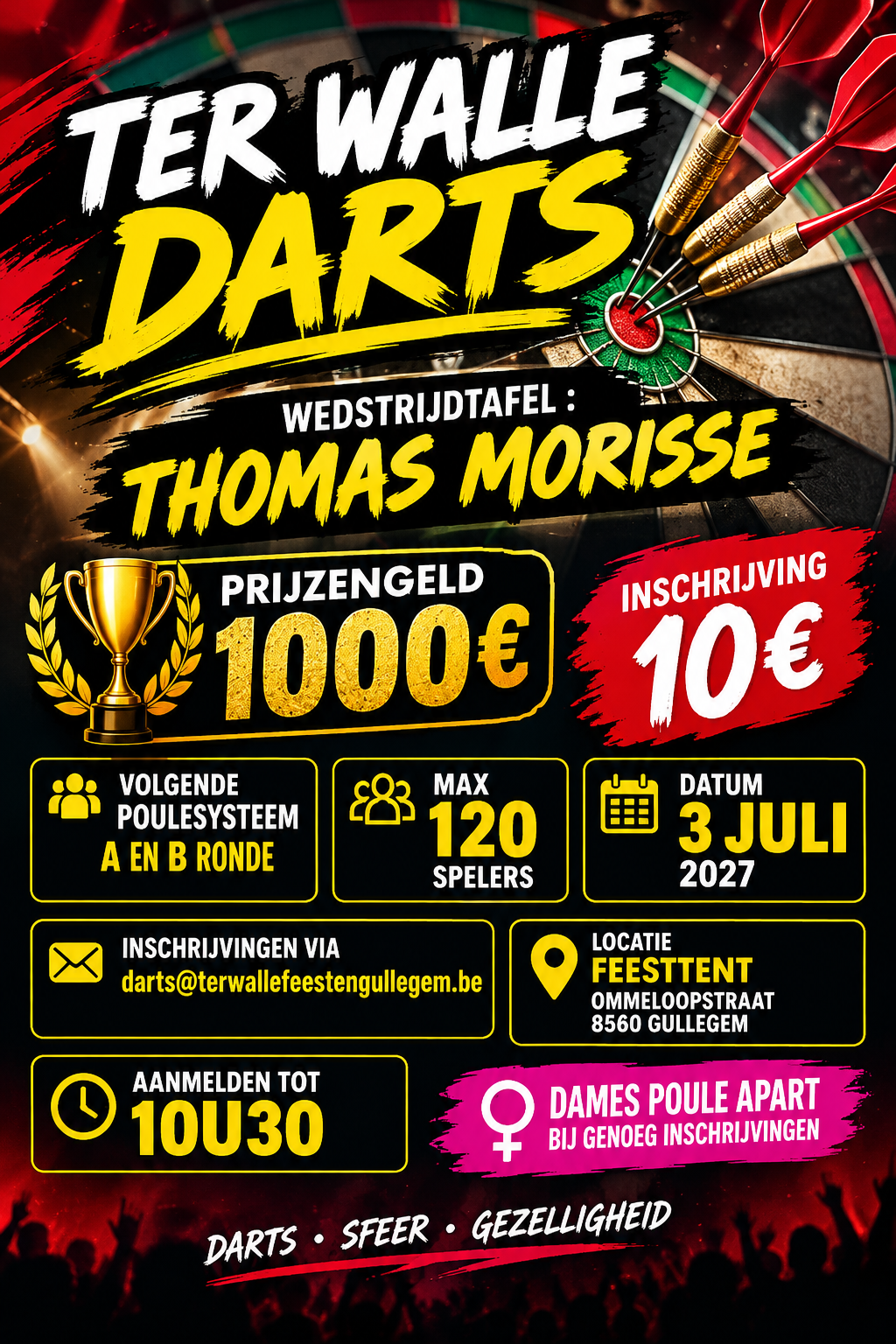 Ter walle darts