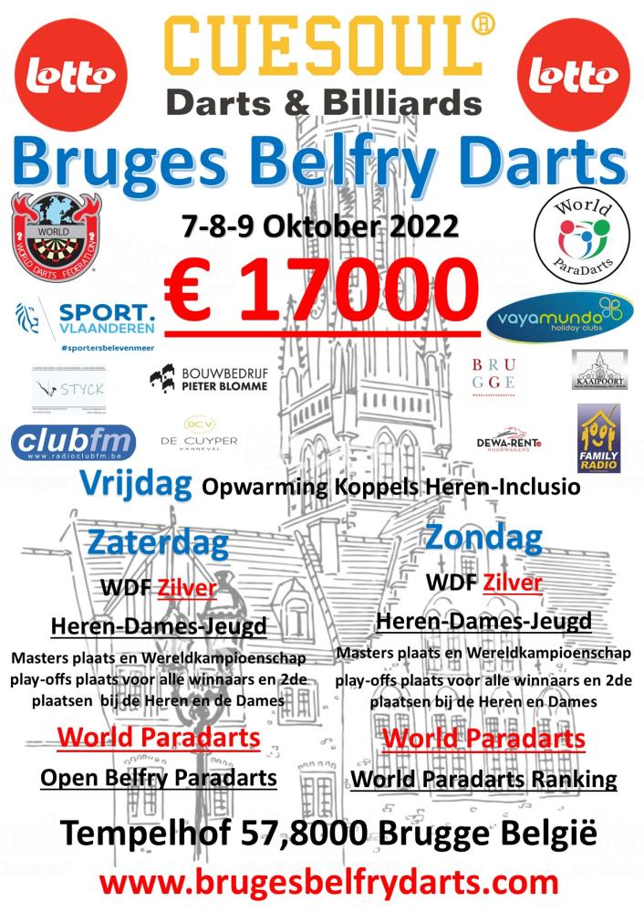 Cuesoul Bruges Belfry Darts