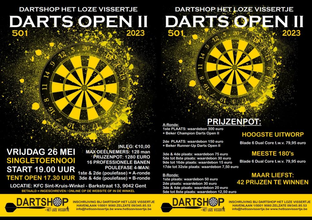 Darts Open II Dartstornooien.be