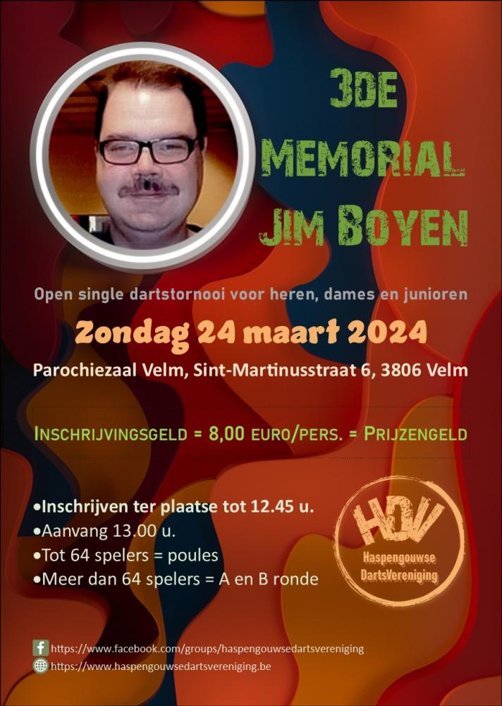 HDV 3de Memorial Jim Boyen