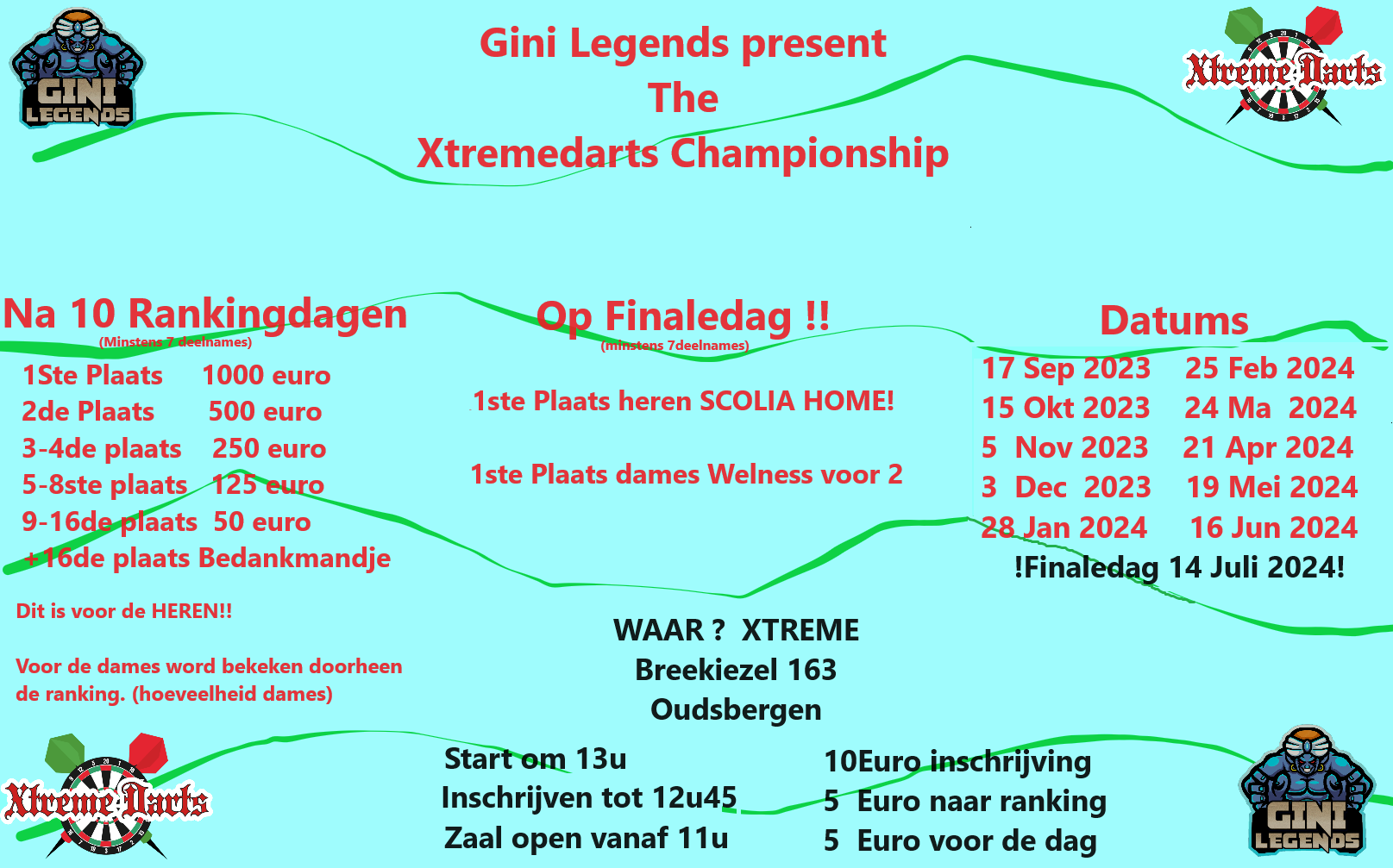 2de Rankingtornooi Xtremedarts Championship